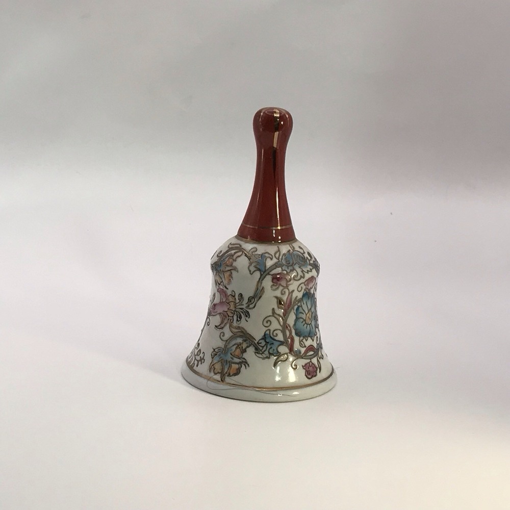 Vintage Fitz & Floyd Decorative Ceramic Bell 5" Tall - Picture 3 of 8